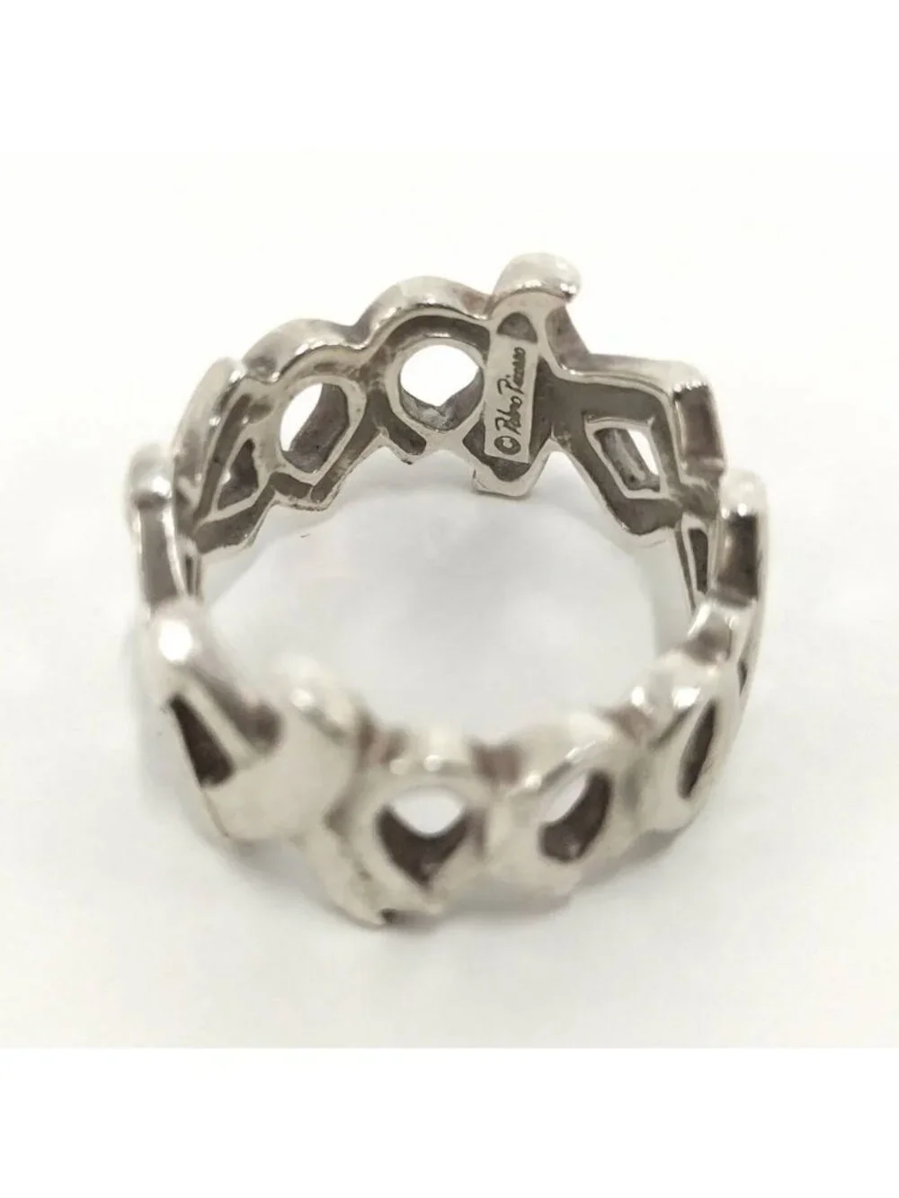 Tiffany & Co Love Kiss Paloma Picasso Ring Silver